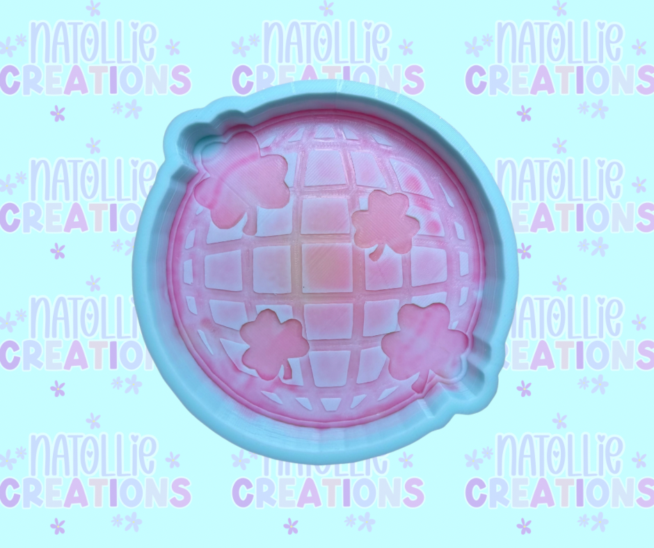 Disco W/ Clovers Freshie Silicone Mold