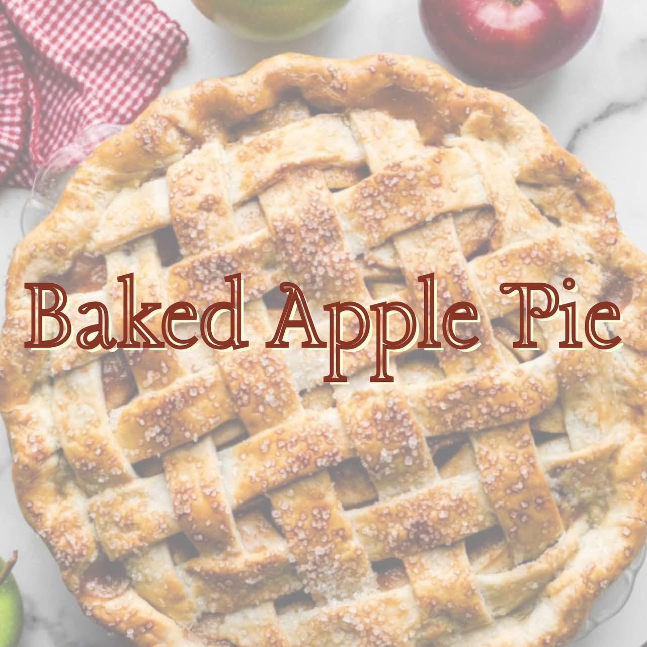Baked Apple Pie Pre-Scented Beads