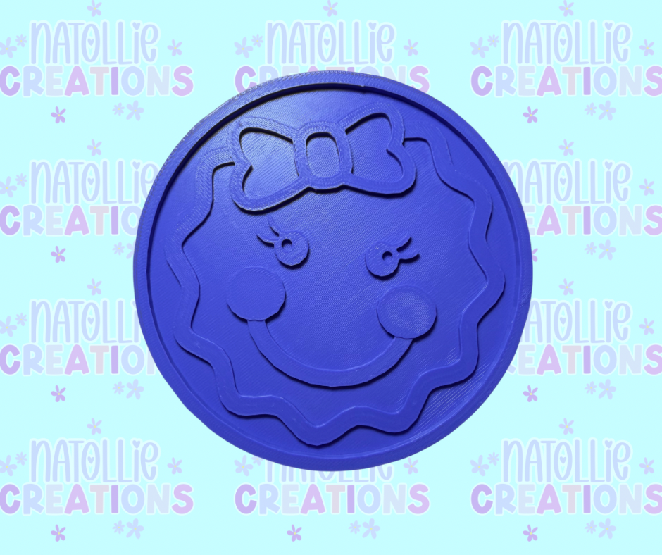 Gingerbread Smiley Insert Freshie Silicone Mold