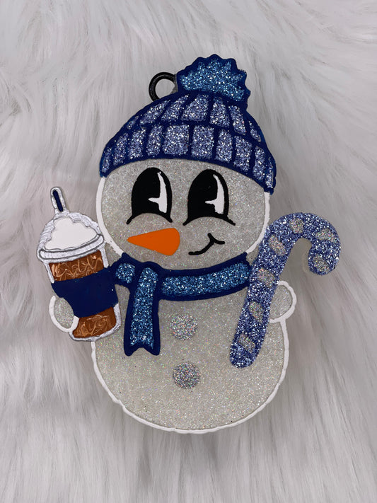 Retro Snowman Freshie