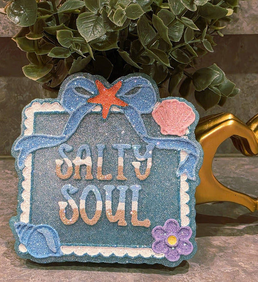 Salty Soul Beach Frame Insert Freshie Silicone Mold