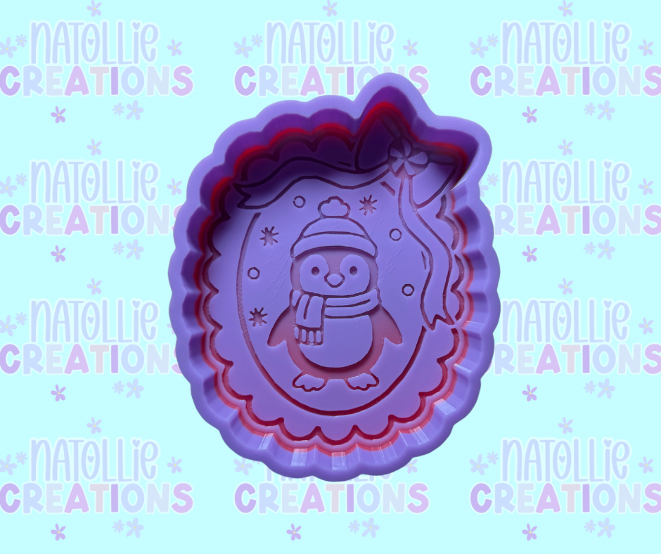 Scalloped Penguin Freshie Silicone Mold