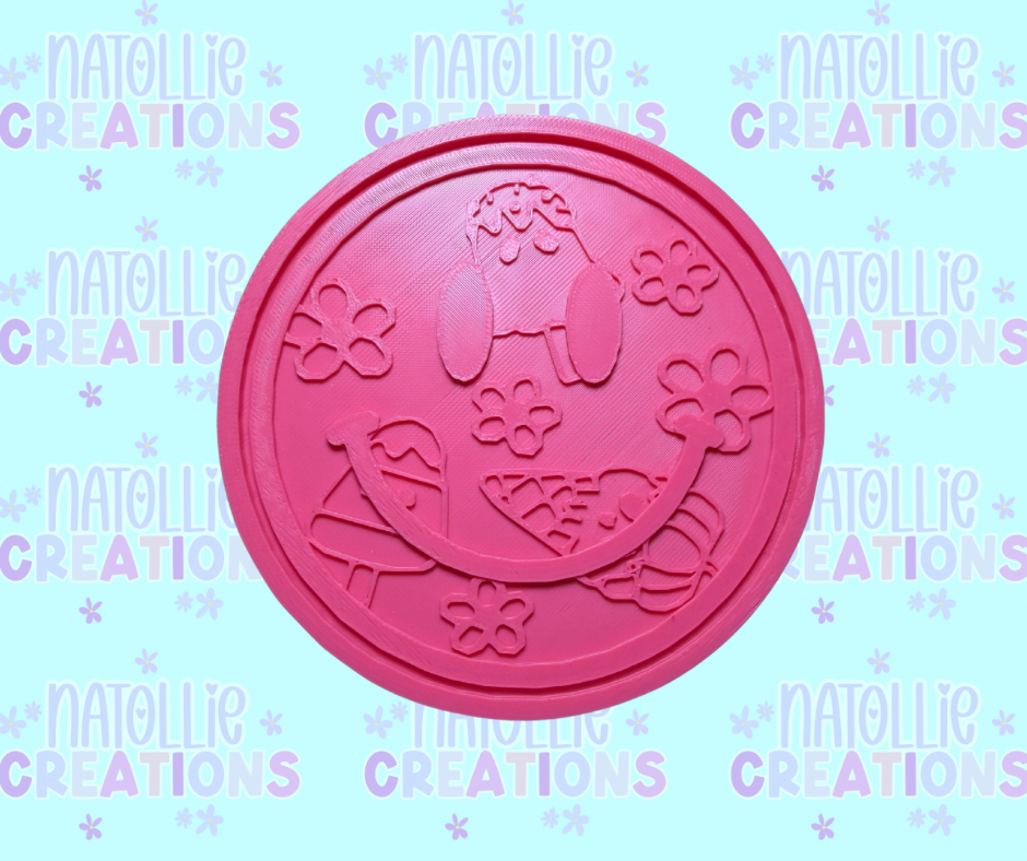 Halloween Treats Smiley Insert Freshie Silicone Mold