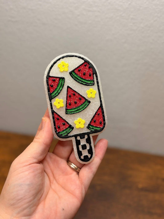 Watermelon Popsicle Insert Freshie Silicone Mold