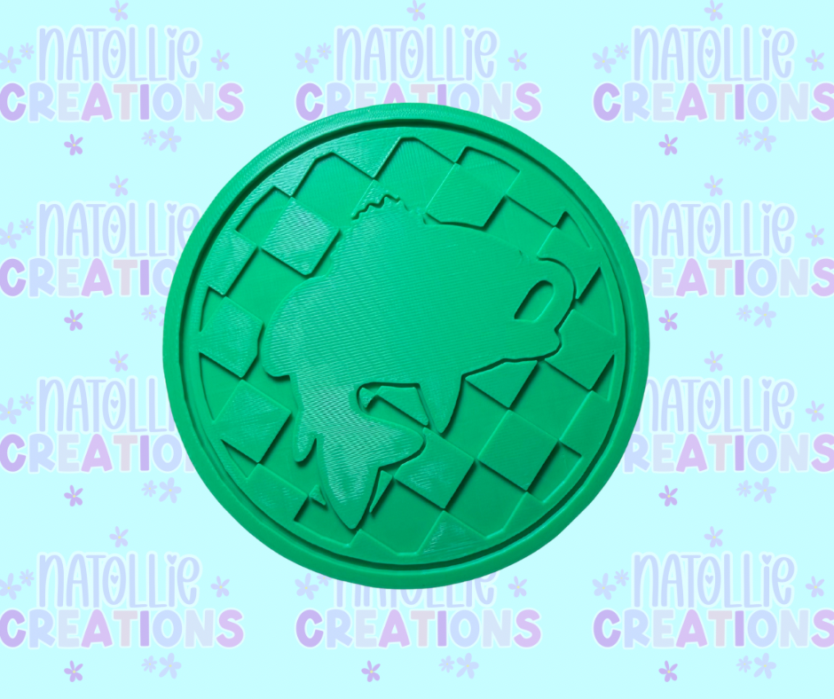 Checkered Fish Insert Freshie Silicone Mold