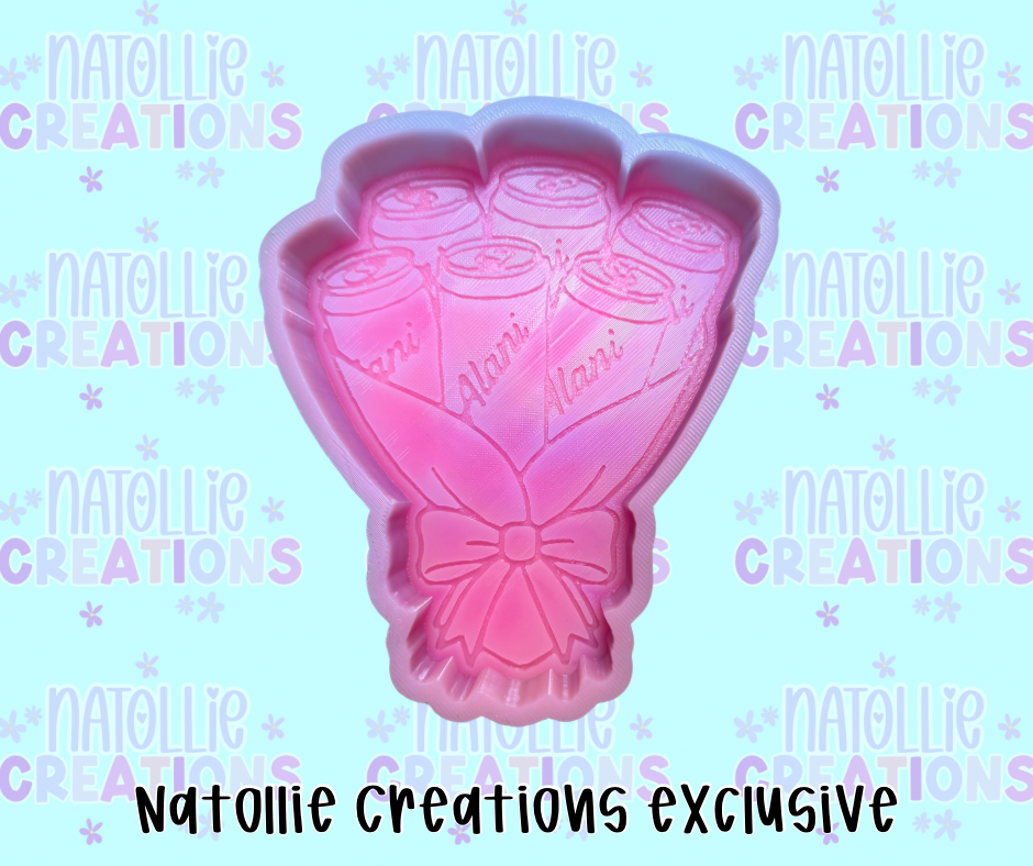 Energy Drink Bouquet Freshie Silicone Mold