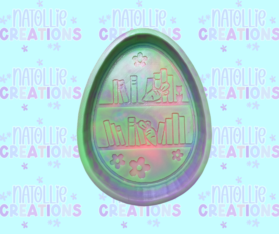 Easter Egg Bookshelf Freshie Silicone Mold