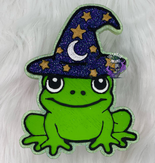Frog with Witch Hat Freshie