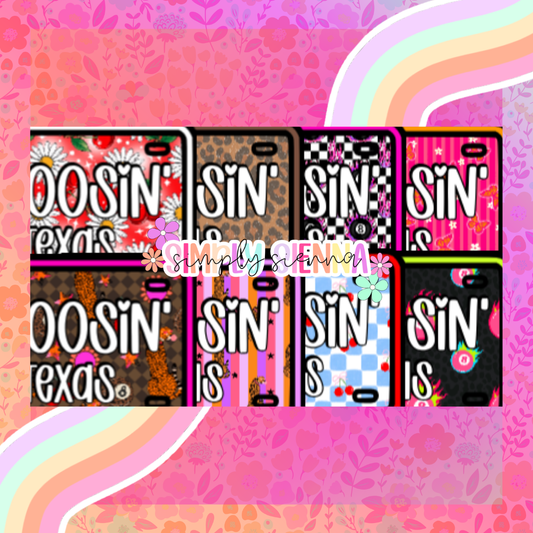 Rectangle Blank - Choosin Texas - NATOLLIE CREATIONS