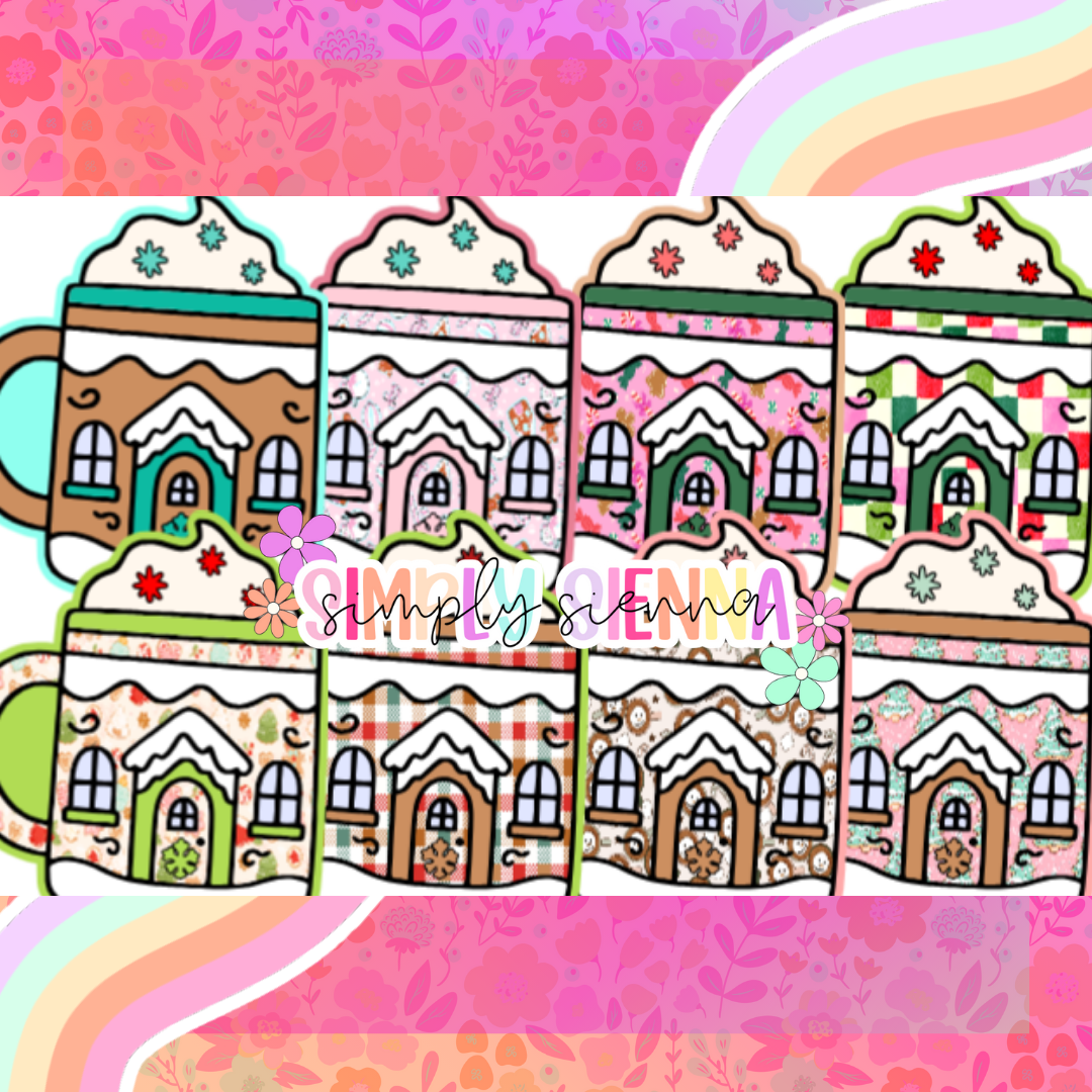 Gingerbread House Mug - NATOLLIE CREATIONS
