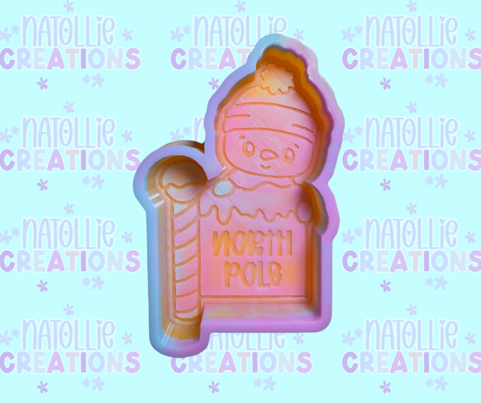 North Pole - Snowman Freshie Silicone Mold