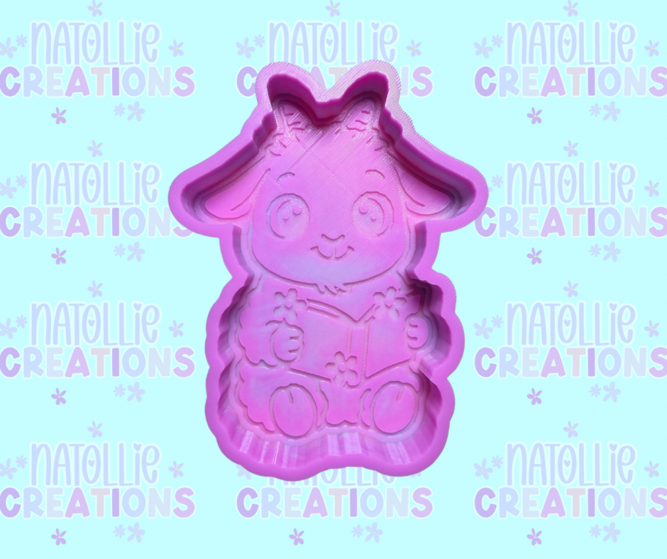 Reading Goat Freshie Silicone Mold