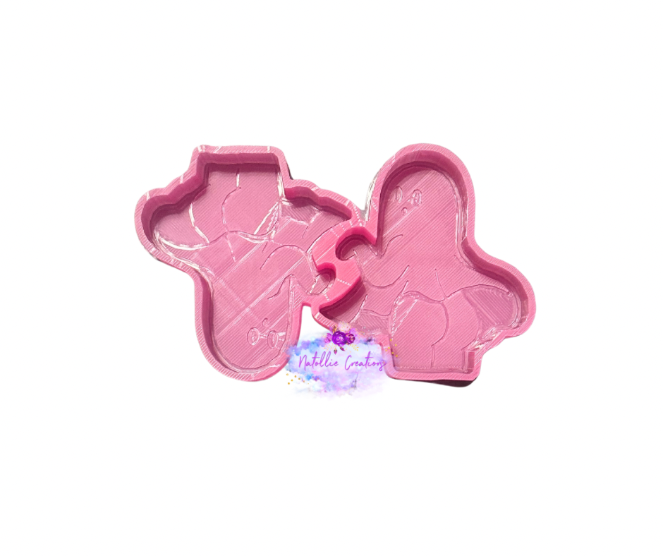 Ghost Booty Vent Clip Freshie Silicone Mold