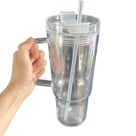 30 oz Custom Snowglobe Acrylic Tumbler