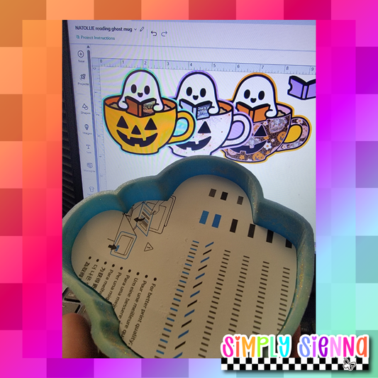 Reading Ghost Mug - NATOLLIE CREATIONS