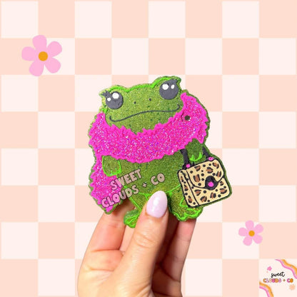 If I’m Too Much Frog Freshie Silicone Mold