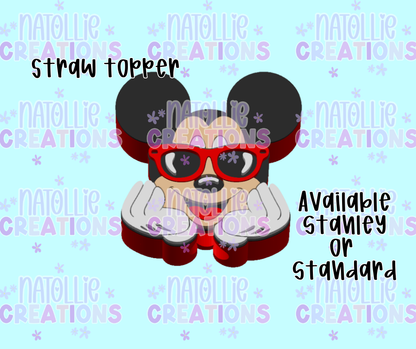 Mouse Straw Topper