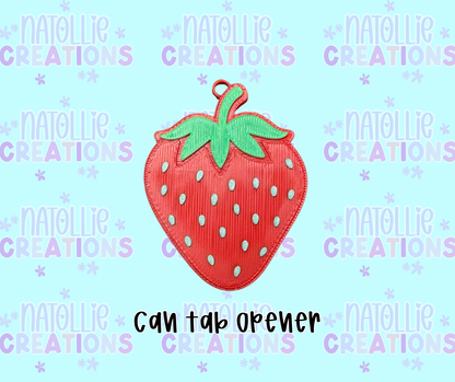 Strawberry Can Tab Opener Keychain