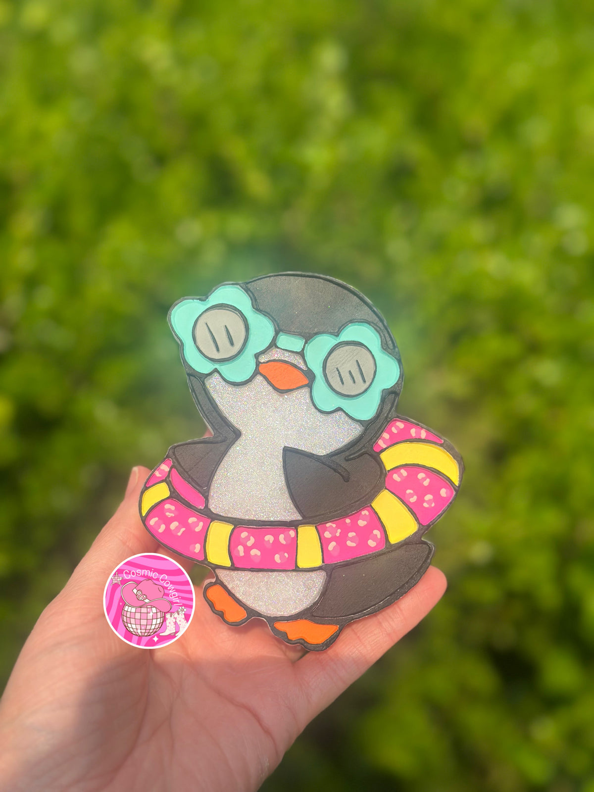 Penguin With Floatie - Silicone Mold ONLY