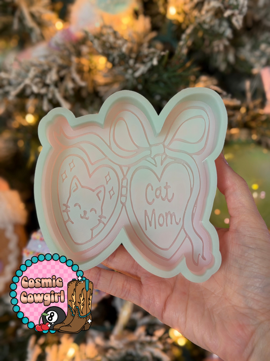 Cat Mom Locket - Silicone Mold ONLY