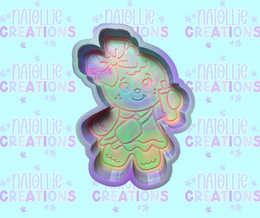 Boujee Gingerbread Girl Freshie Silicone Mold