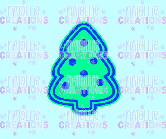 Christmas Tree Sugar Cookie Freshie Silicone Mold