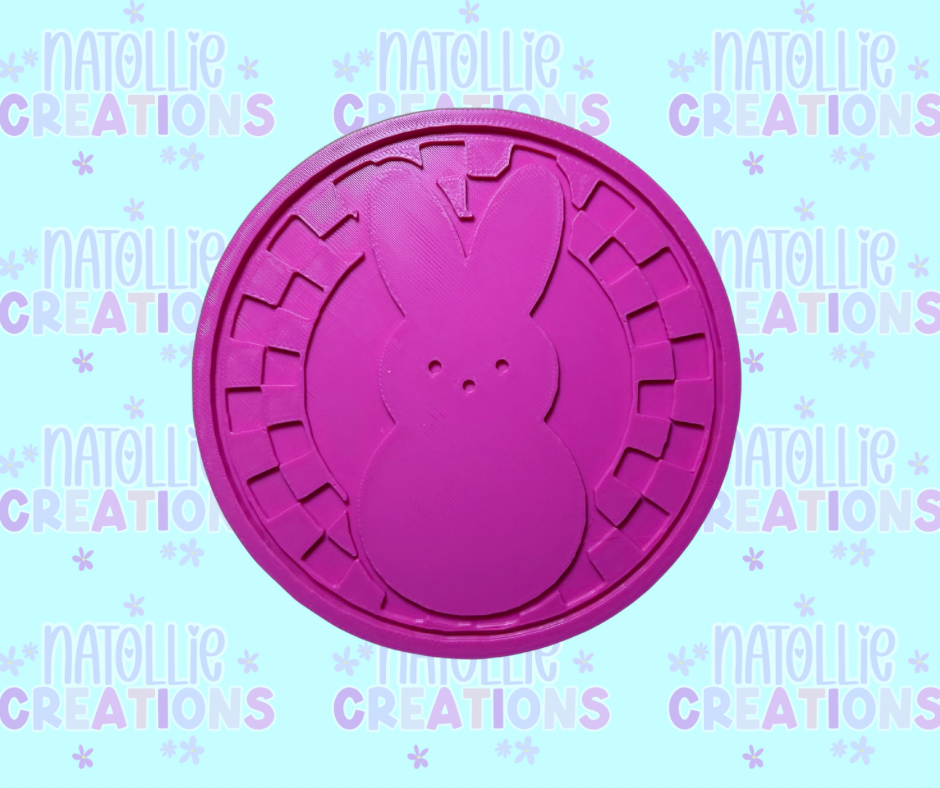 Checkered Peep Insert Freshie Silicone Mold