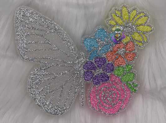 Floral Butterfly Freshie