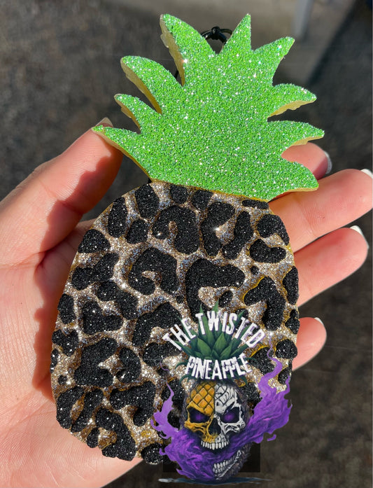 Cheetah Print Pineapple Freshie