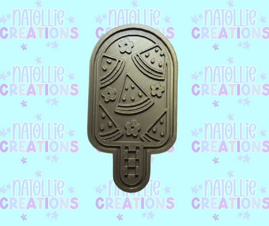 Watermelon Popsicle Insert Freshie Silicone Mold
