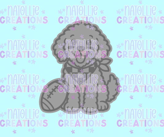 Football Golden Doodle Freshie Silicone Mold
