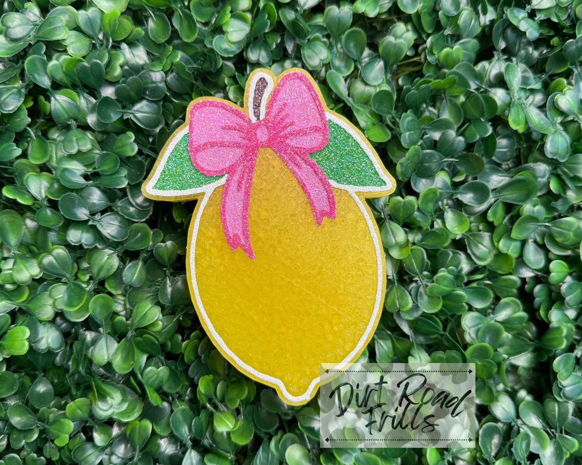 Lemon W/ Bow Freshie Silicone Mold