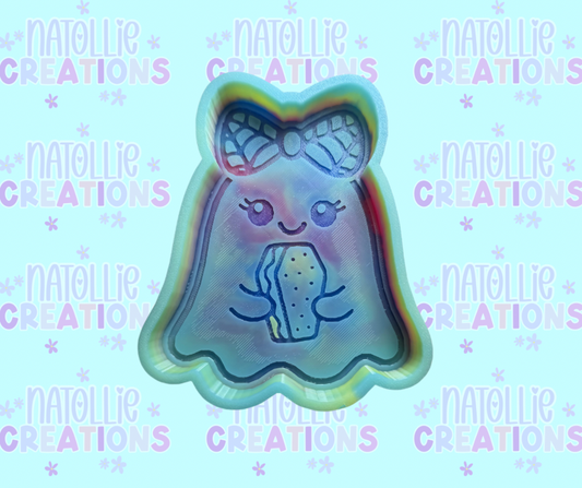 Coffin Ice Cream Ghost Freshie Silicone Mold