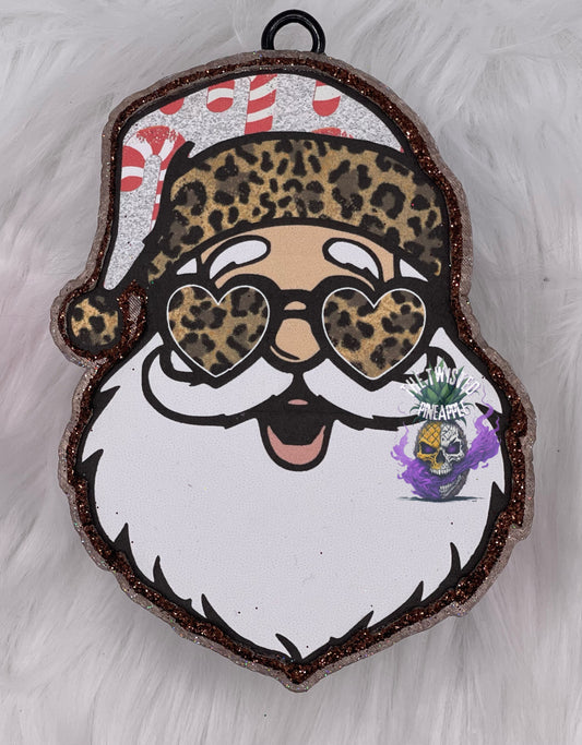 Santa With Cheetah Glasses (Happy Hour)
