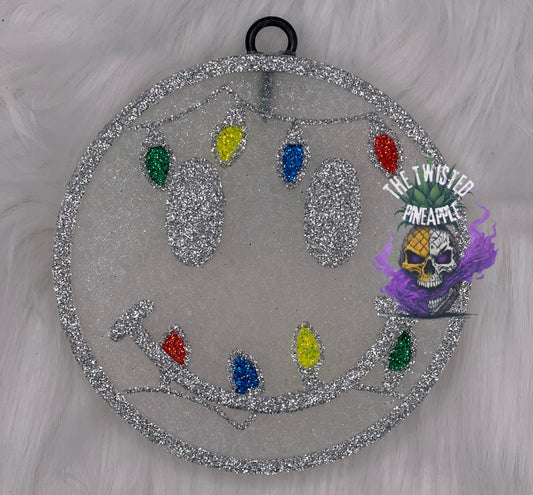 Christmas Light Smiley Freshie