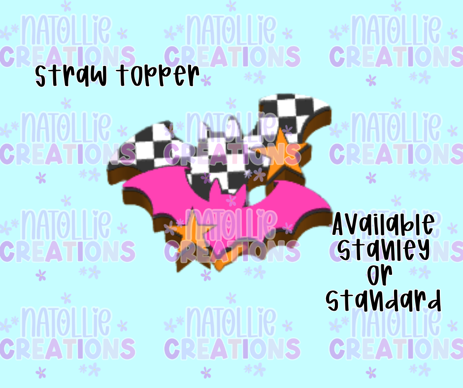 Freakin' Bats Straw Topper