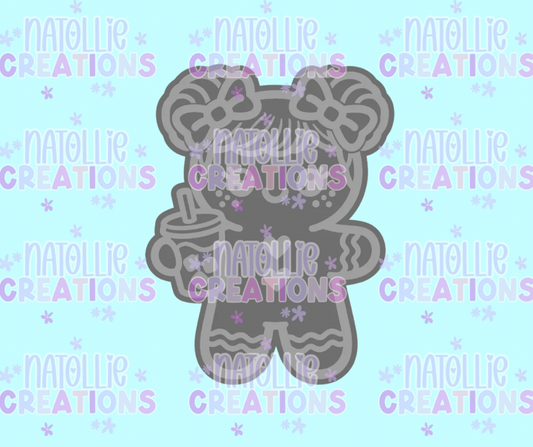 Iced Drink Gingerbread Freshie Silicone Mold