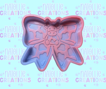 Cow Body Bow Freshie Silicone Mold
