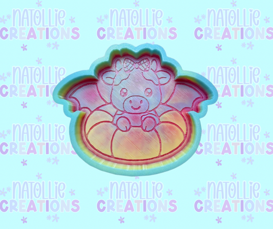 Cow Bat Floatie Freshie Silicone Mold