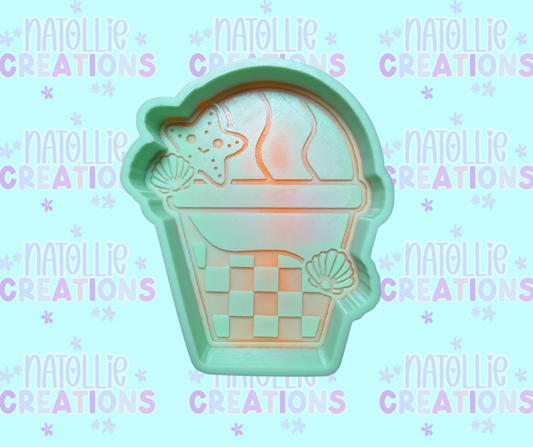 Summer Snow Cone  Freshie Silicone Mold