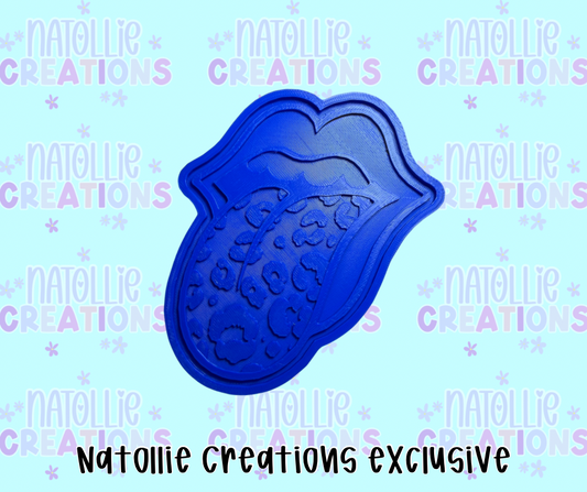 Cheetah Tongue Insert Freshie Silicone Mold
