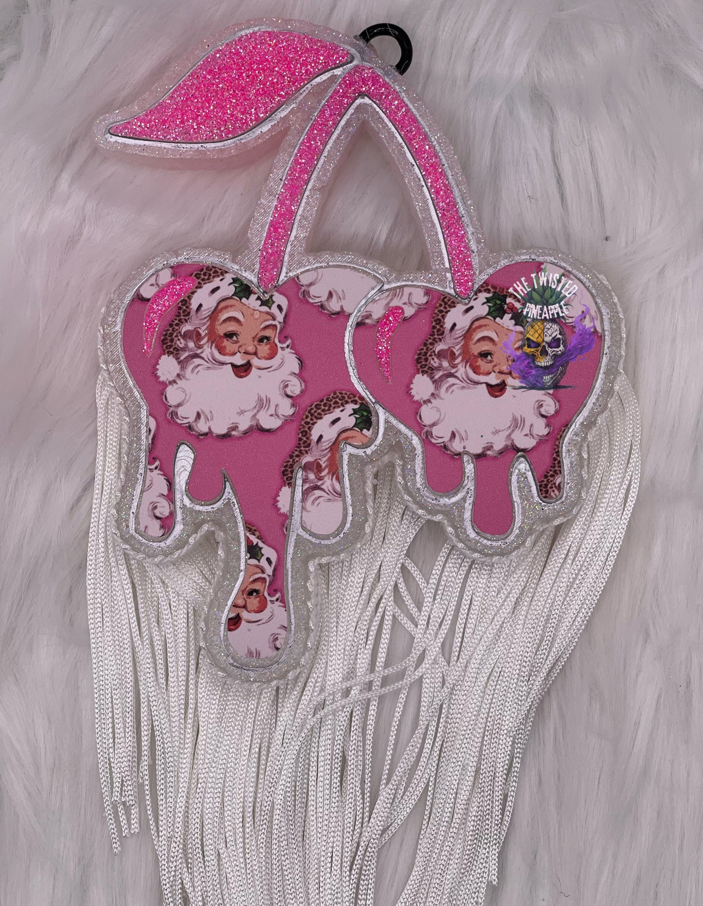 Santa Drip Cherries (Pink Sugar)