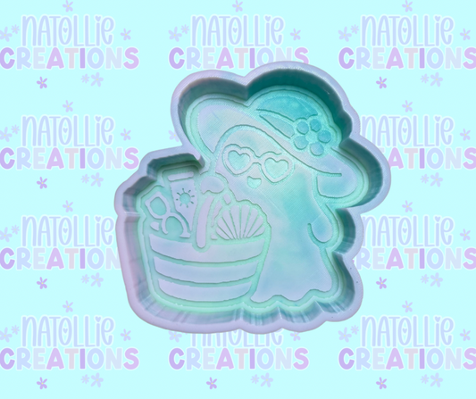 Beach Bag Ghost Freshie Silicone Mold