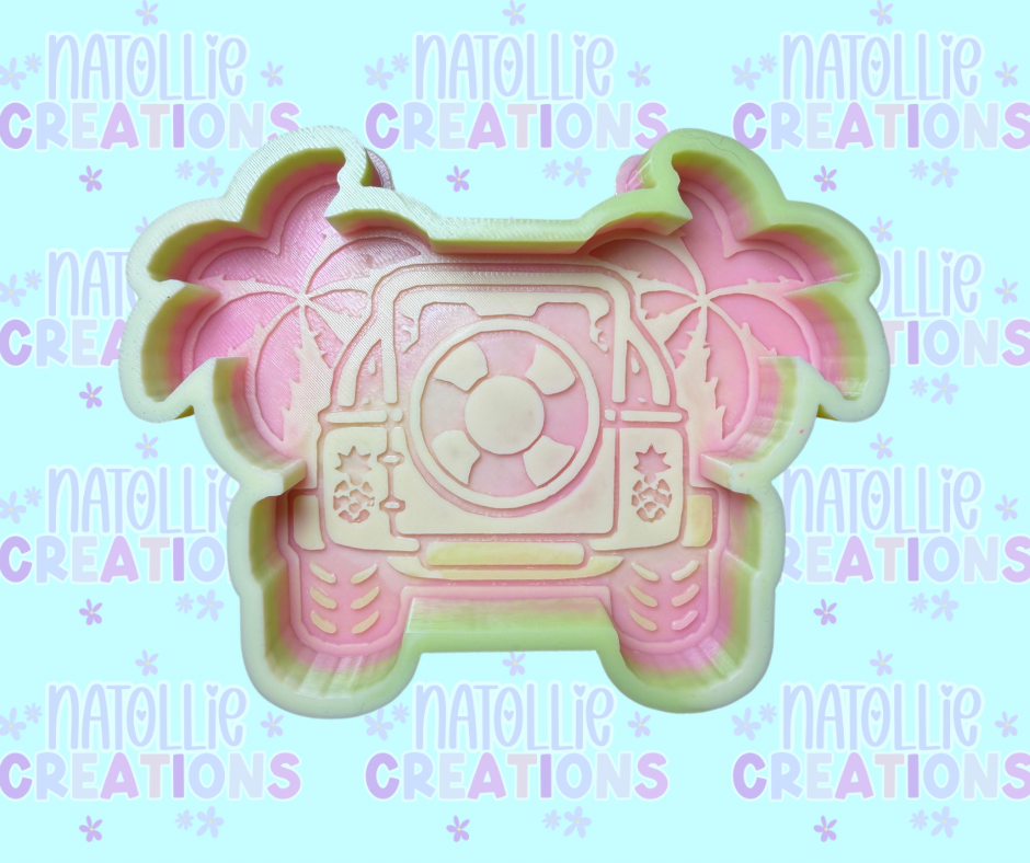Beach Buggy Freshie Silicone Mold