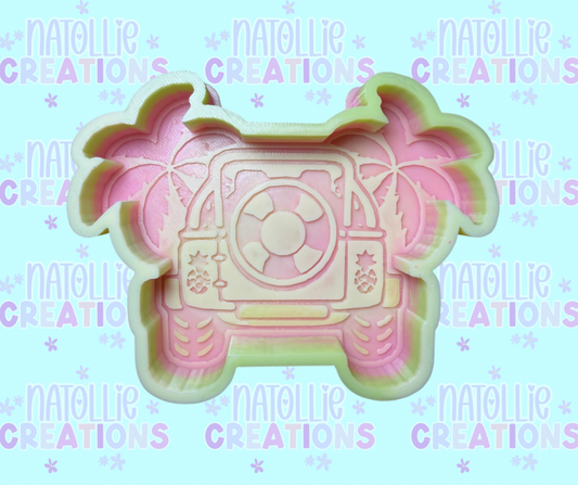 Beach Buggy Freshie Silicone Mold