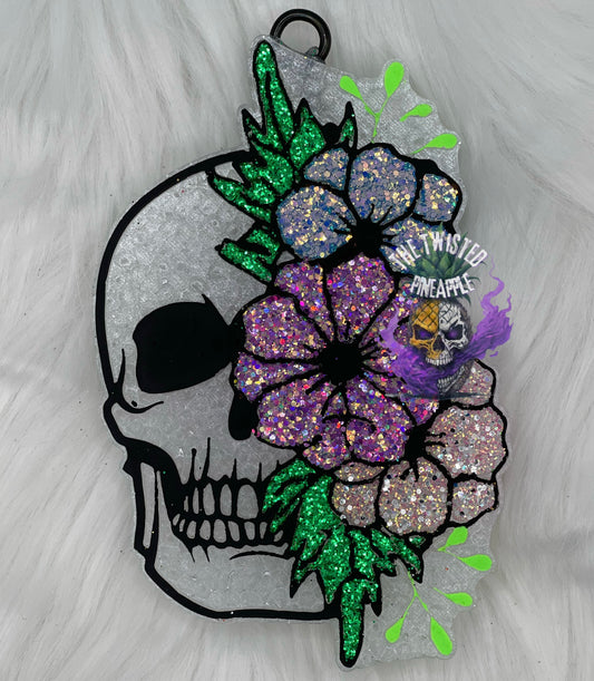 Skull & Flowers Freshie