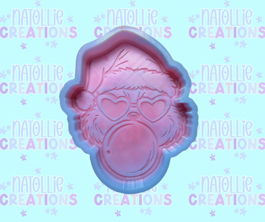 Bubble Blowing Grouch Freshie Silicone Mold
