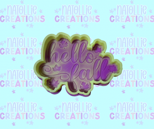 Hello Fall Freshie Silicone Mold