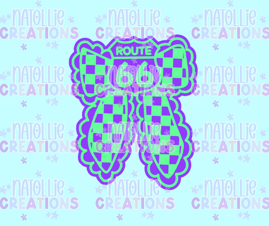 Route 66 Bow Freshie Silicone Mold