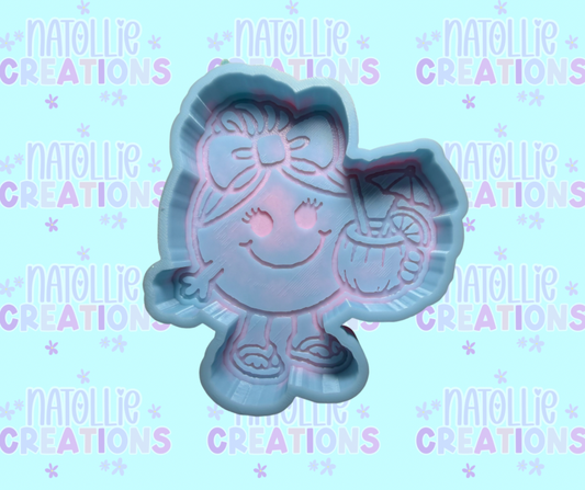 Tropical Little Miss Freshie Silicone Mold